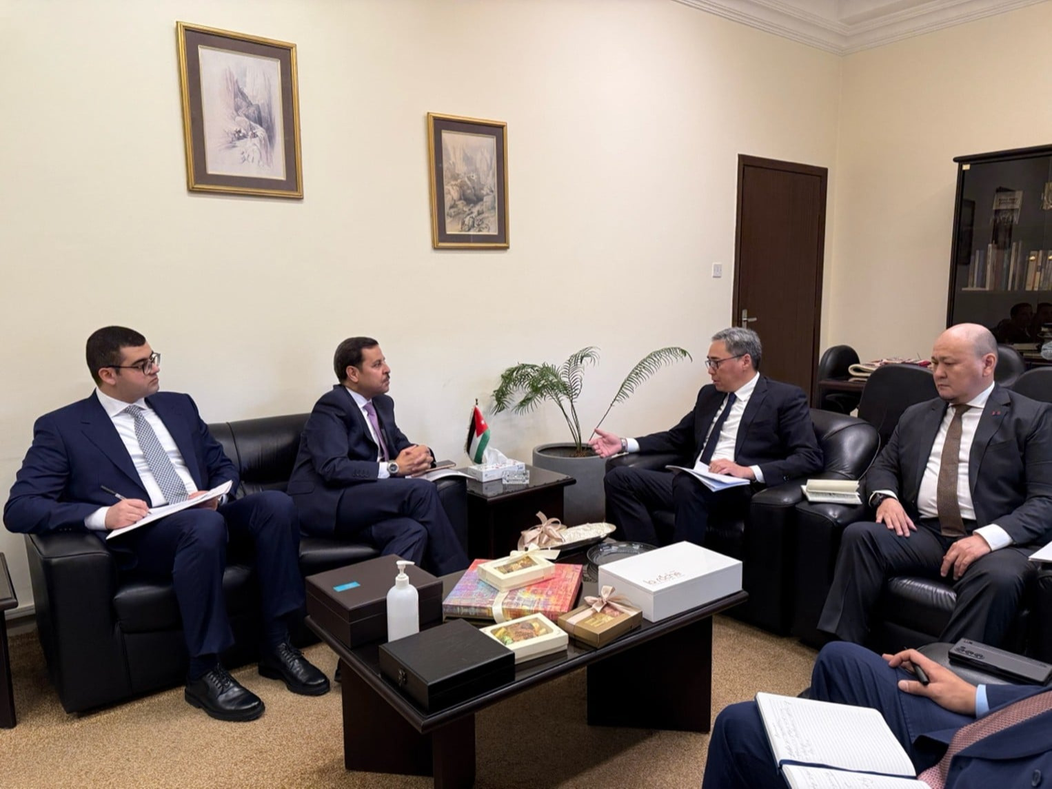 First political consultation meeting held with Jordan